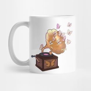 Butterfly Phonograph Mug